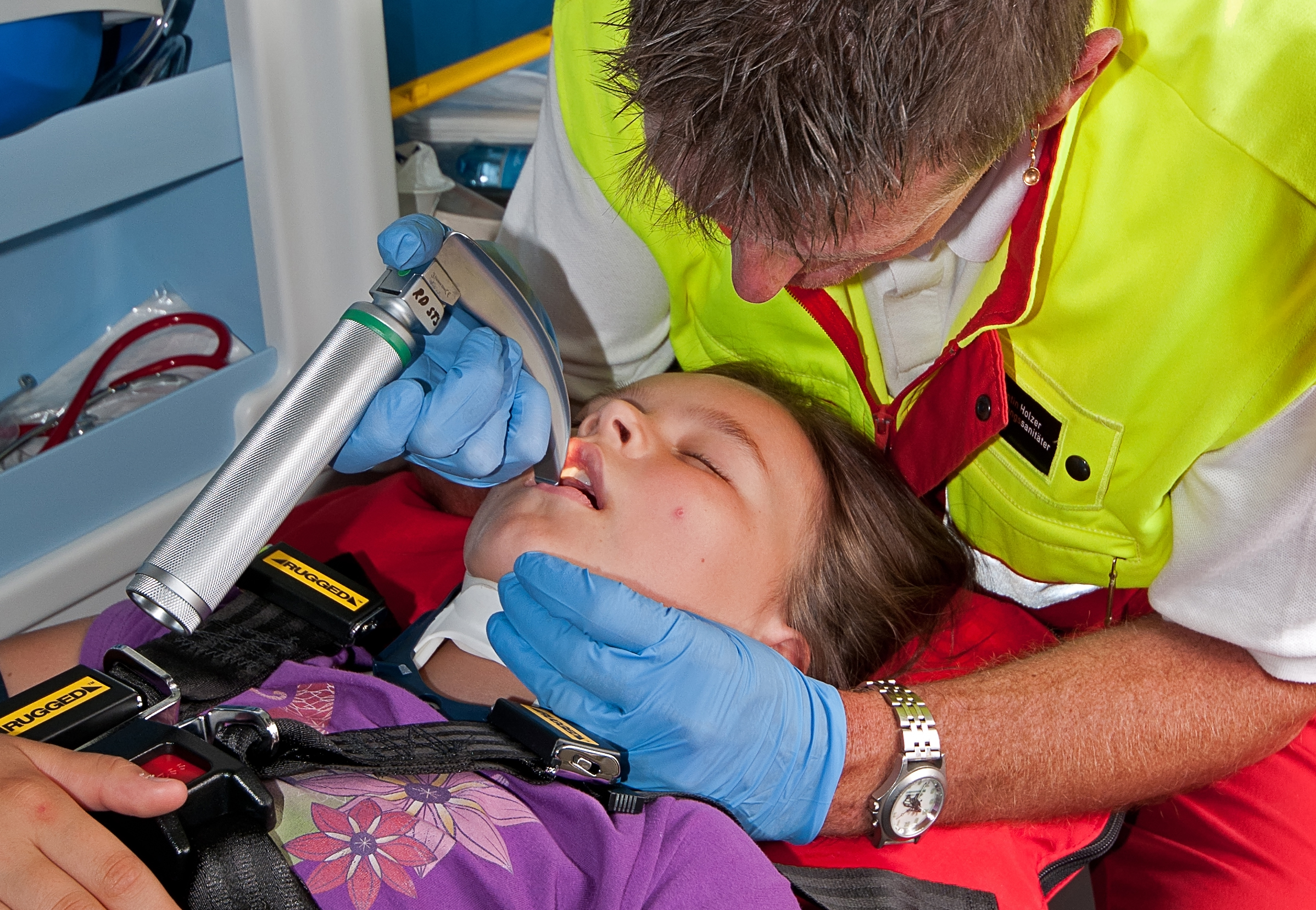 Unfallbild für eine Doku (gestellt)