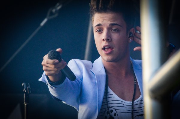 Luca Hänni am Thunfest